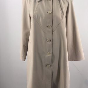 Misty Harbor Khaki Short Trench Coat
